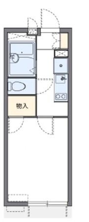 レオパレスプリマベーラ中台２の物件間取画像